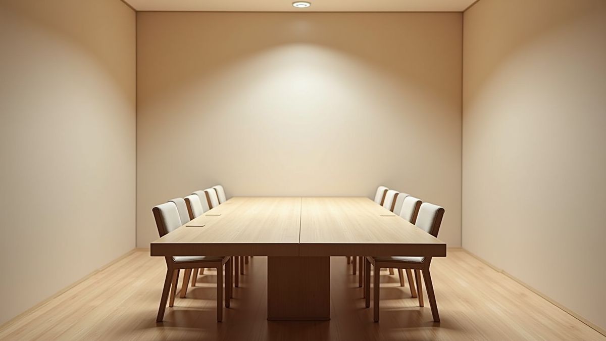 Minimalist conference room - strategic consultation space